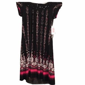 NWT my Michelle black silky dress size S